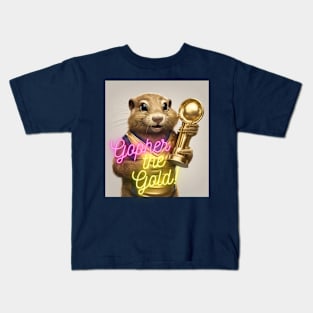 Gopher the Gold! Kids T-Shirt